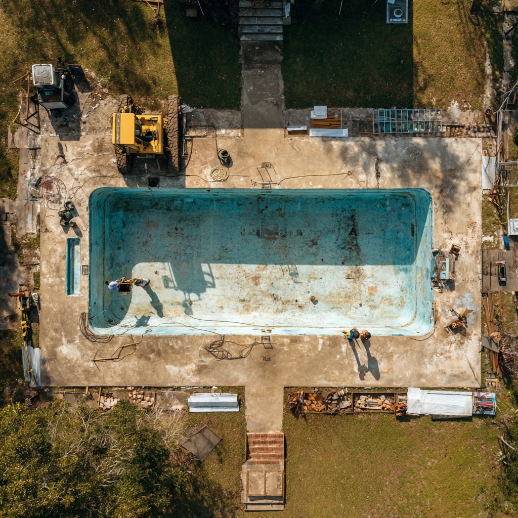 Pool demolition Florida